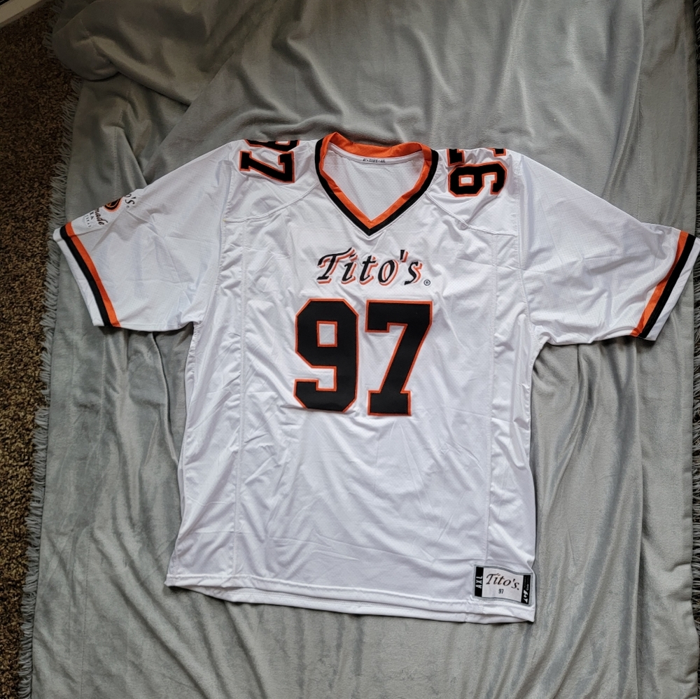 Tito's Vodka Branded Short Sleeved Hockey Jersey